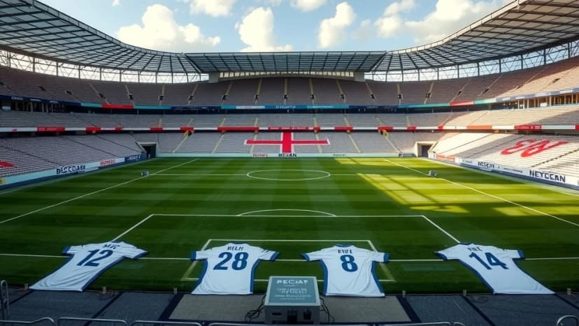 Englands herrlandslag i fotboll och deras spelare